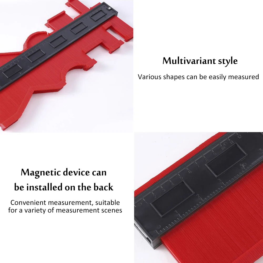 

Outline Measuring Instrument Wheel Wide Gauge Multi-Angle Irregular Measurement ToolTile Edge Forming Profile Ruler