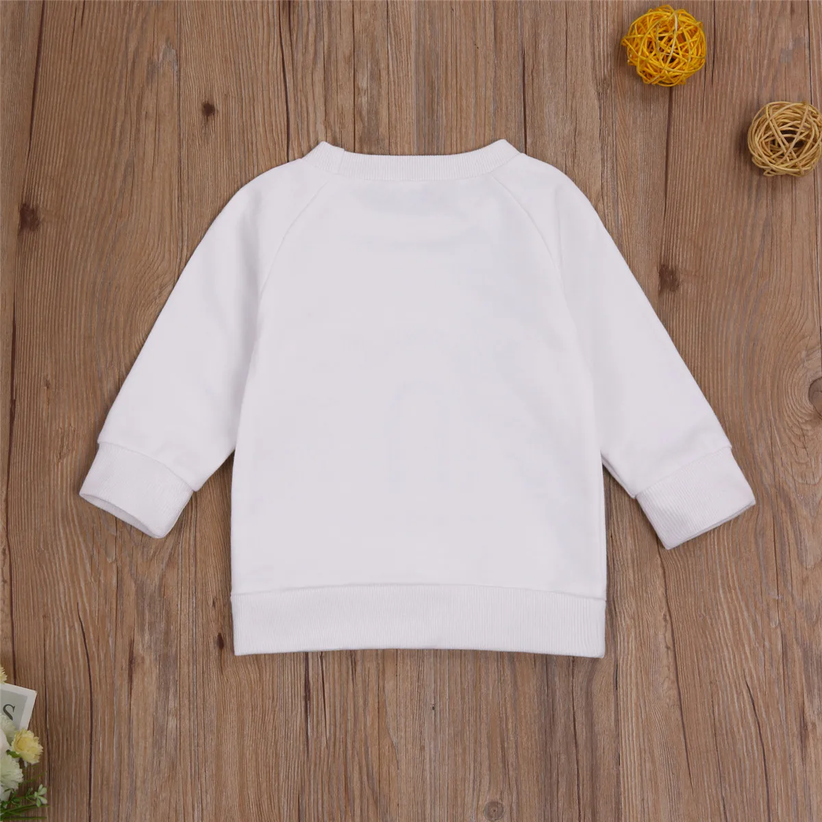 Kids Rainbow Hoodies Sweatshirts Casual Long Sleeve Top, White Round Collar Pullover Boys Girls 0-6 Years Spring Autumn