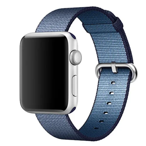 20 Nato Strap for Apple Watch Band pulseira apple watch 5 4 3 44mm 40mm correa Woven Nylon iwatch band 42mm 38mmBracelet belt - Цвет ремешка: 20
