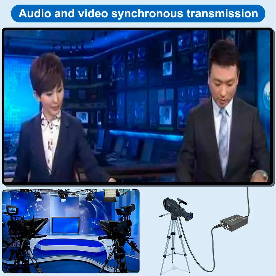 SDI to HDMI Converter, SDI to HDMI Audio De-embedder Support 3G-SDI, HD-SDI, SD-SDI SDI Loopout (Black)