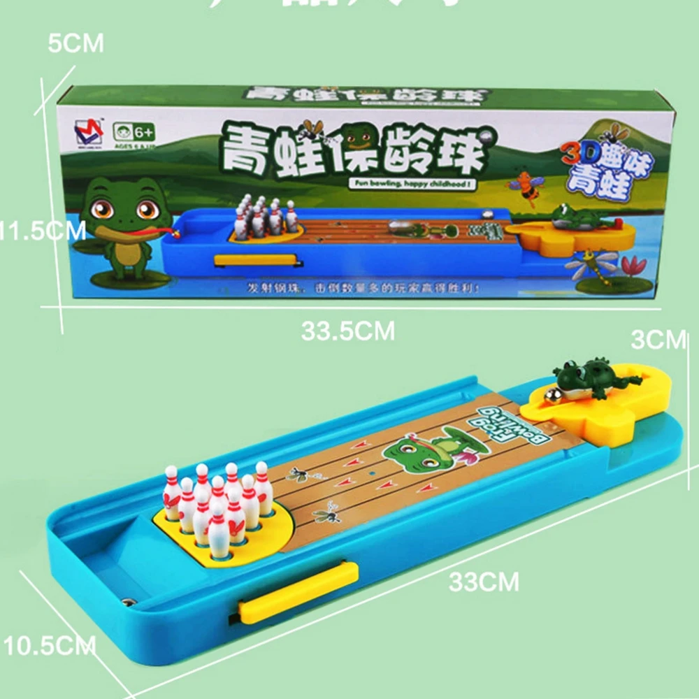 

Mini Desktop Bowling Game Toy Funny Indoor Parent-Child Interactive Table Sports Game Toy Bowling Educational Gift For Kids