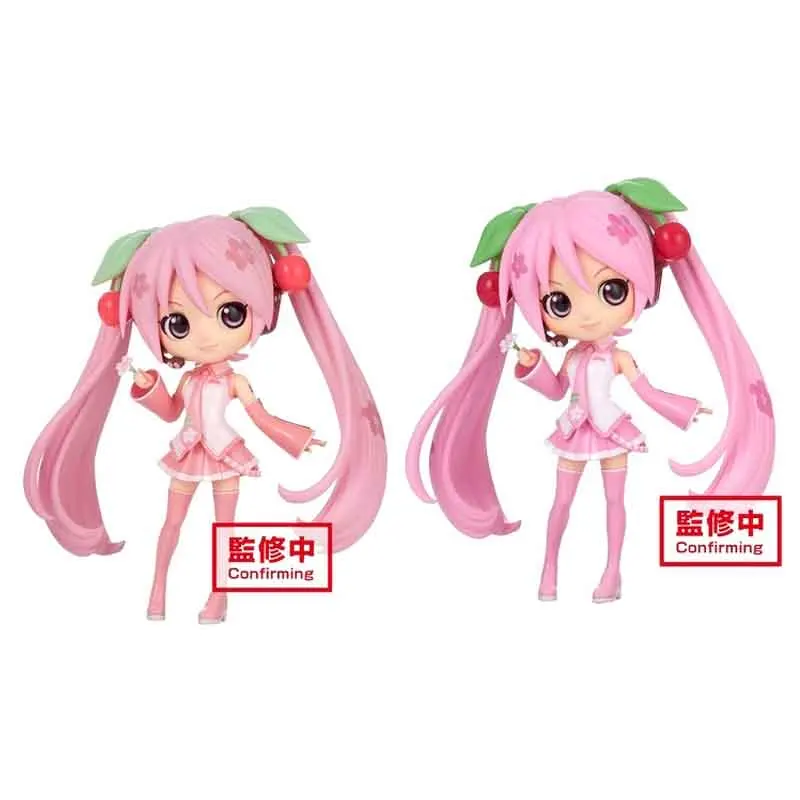 

Предварительная продажа Vocaloid Hatsune Sakura Miku двойная версия Q версия фигурки модели Hatsune кукла мультяшная модель игрушка настольные украшения п...