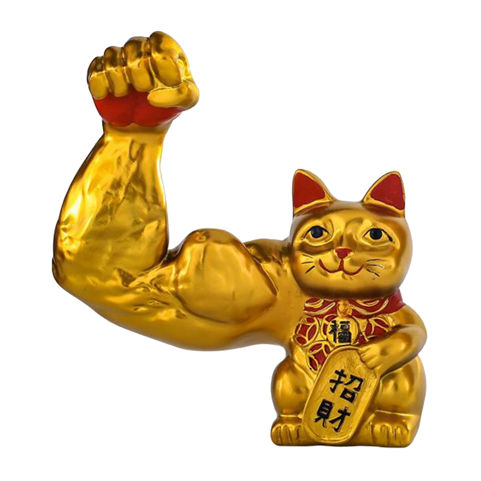 

Lucky Cat Figurines Feng Shui Office Table Decorative Money Lucky Fortune