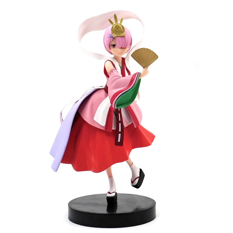 23 см Re Zero Начальная жизнь в другом мире Rem Figma Ram Kaguya Hime одежда Ver. Аниме фигурки