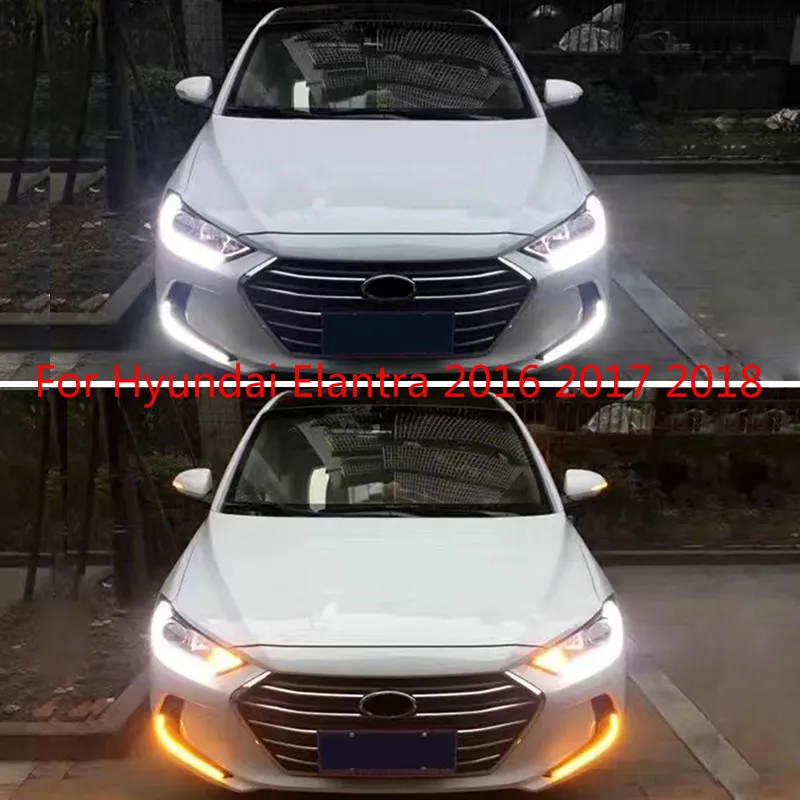 1 комплект 12В ABS дневной ходовой светильник Дневной s DRL для Hyundai Elantra 2016 2017 2018 с