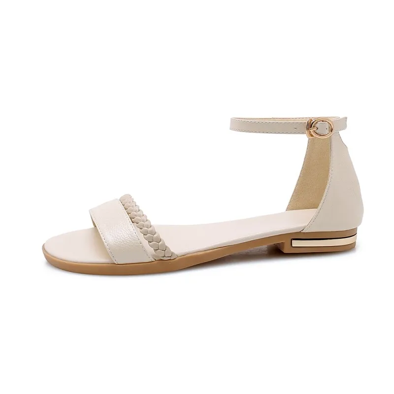 Летние сандалии на плоской подошве большие размеры 9 10 11 12 13 14 15 женская обувь