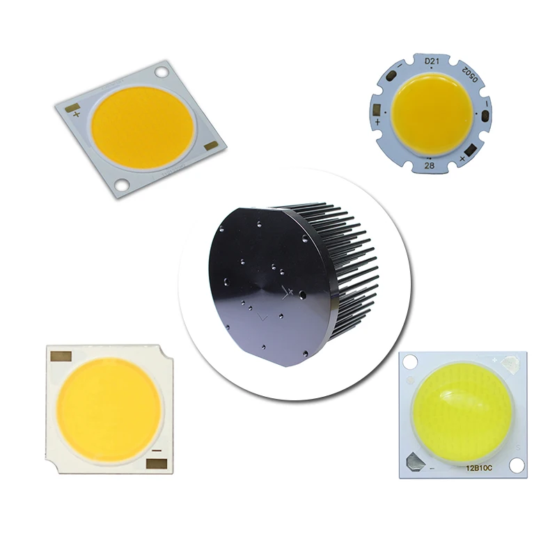 COB CREE CXB3590 Bridgelux Vero29 gen7 Citizen clu058 1825 светодиодный теплоотвод из алюминия 180 мм