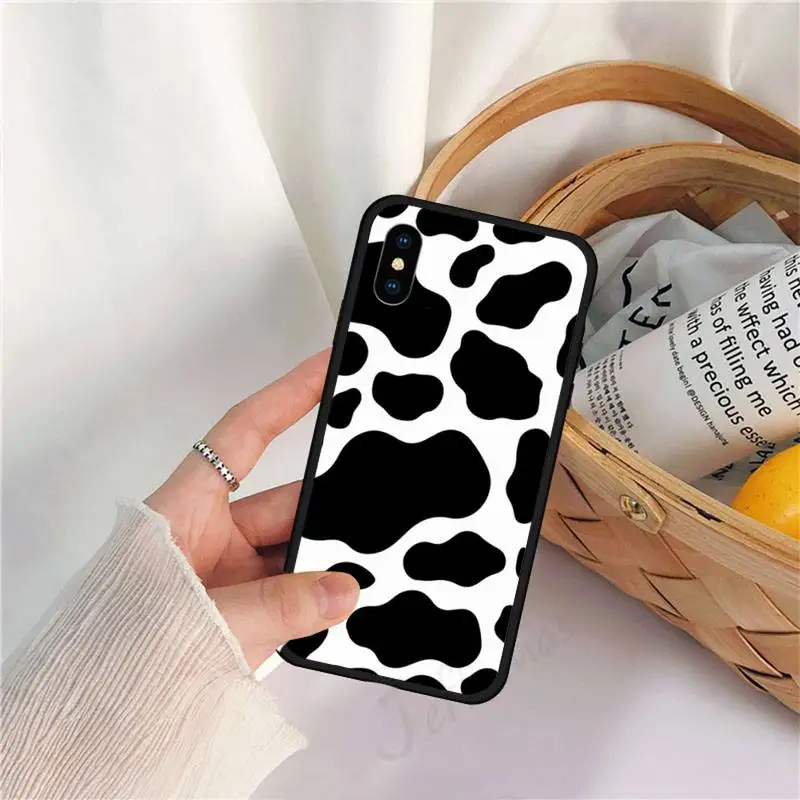 

Cow color Print animal pattern Phone Case for iPhone 11 12 pro XS MAX 8 7 6 6S Plus X 5S SE 2020 XR