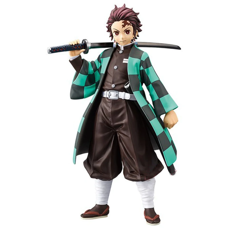 Аниме Фигурка модель демон убийца Kimetsu No Yaiba Q Posket Kamado Tanjirou Kamado Nezuko Agatsuma Zenitsu Фигурки игрушки