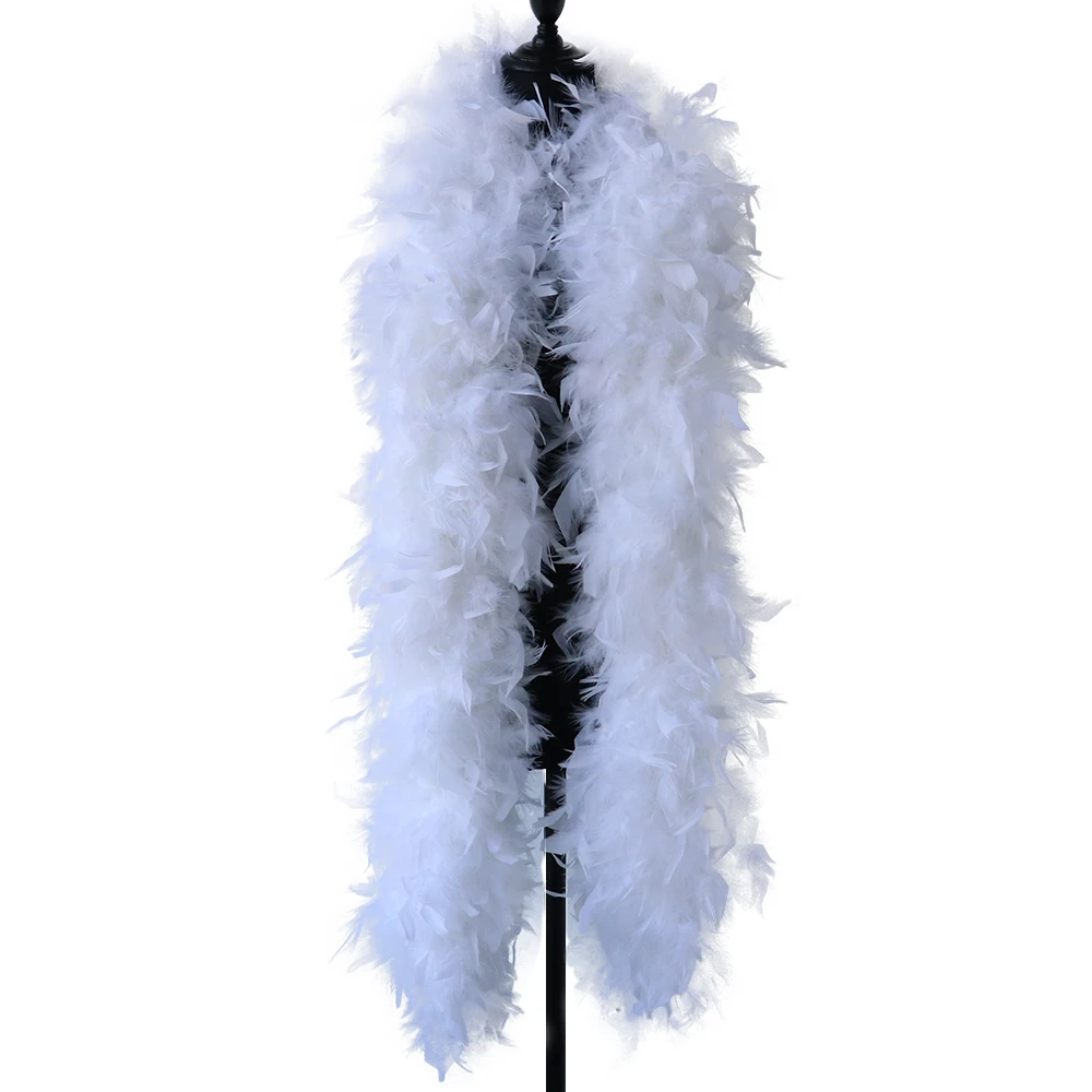 130 грамм белые перья индейки Марабу шаль с золотой серебряной проволокой