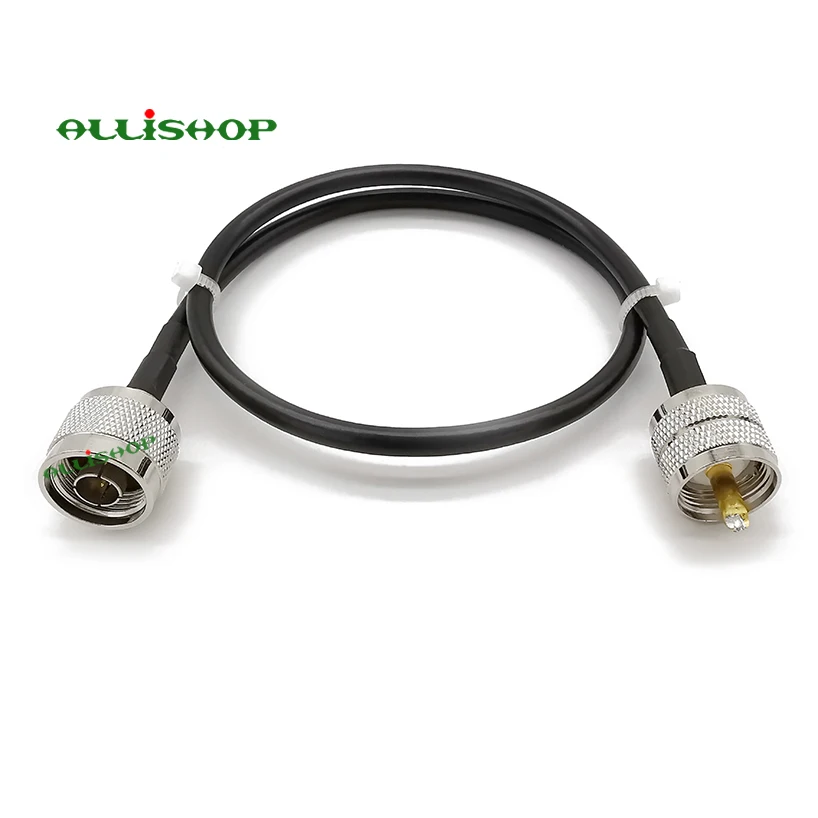 РЧ LMR200 свиной хвост кабель UHF PL-259 папа к N Мужской коаксиальный антенный разъем