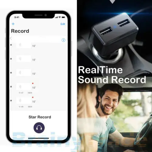 

Real Time Vehicle Tracking Device Car GPS Tracker & USB Charger with Live Audio