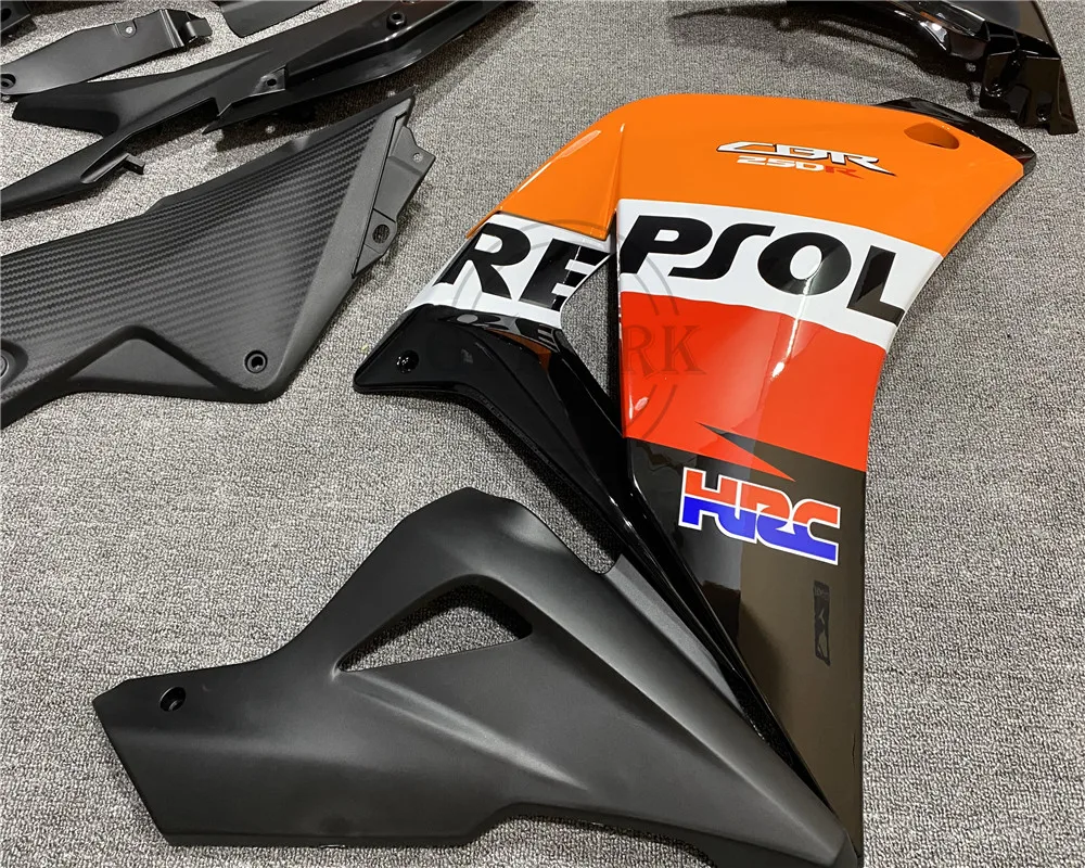 Подходит для HONDA CBR250RR CBR250 RR 11 12 13 14 комплект обтекателей репсола корпуса CBR250R 2011 2012