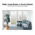 Матовый морозостойкая Стекло Стикеры Спальня ванная, туалет, кухня бесклеевой конфиденциальности Наклейка украшения дома 100X 45 см Стекло пленка