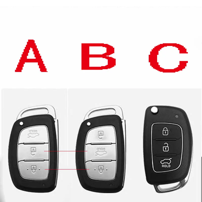 Кожаный чехол для ключей брелок Hyundai Tucson Creta ix25 ix35 i20 i30 HB20 Elantra Verna Mistra 2015 2016 2017 2018 |