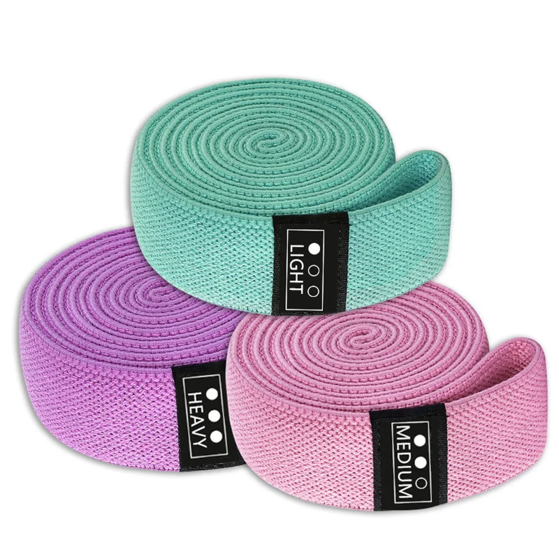 

Fitness Long Resistance Bands Workout Fabric Set Exercise Elastic Strength Training Rally Band Gym Pilates Exercise Equipment