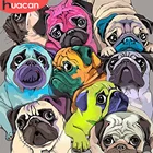 Алмазная вышивка HUACAN Собака Картина Стразы Алмазная картина животное полный квадрат Новое поступление Алмазная мозаика ручной работы подарок