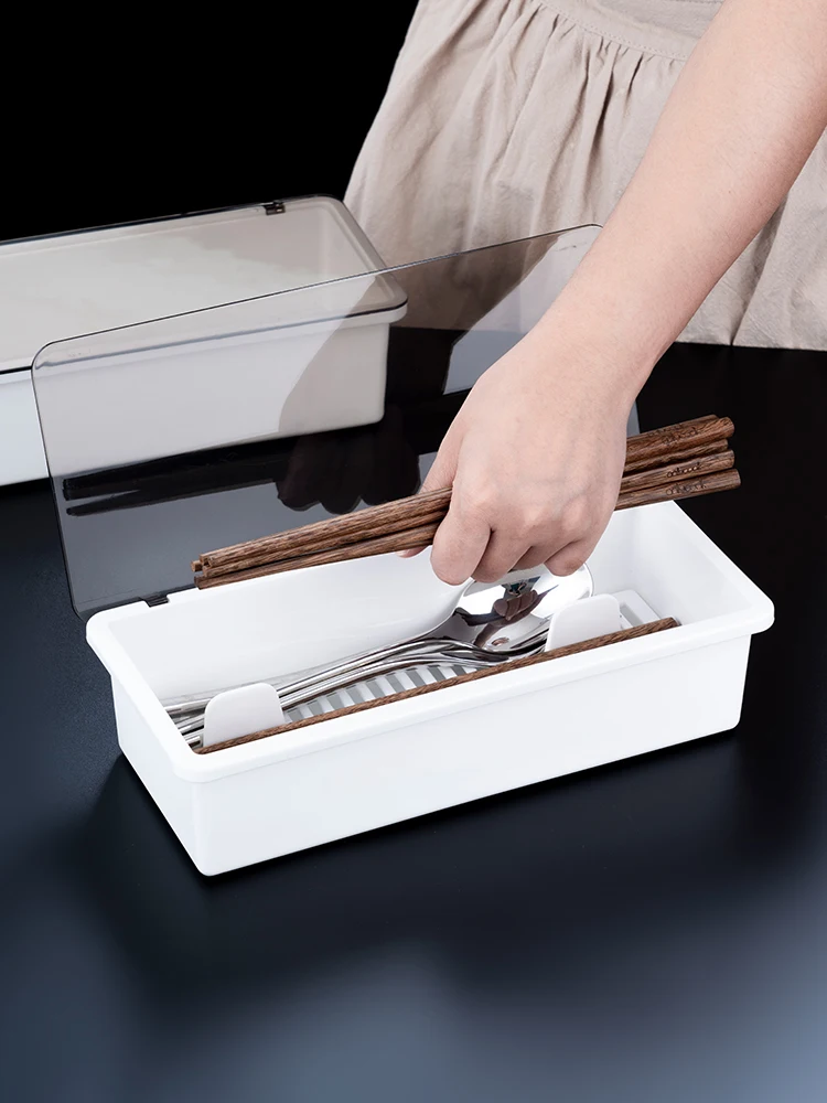 

Domestic chopstick box, draining chopstick rack, kitchen plastic chopstick storage box, tableware rack, chopstick box