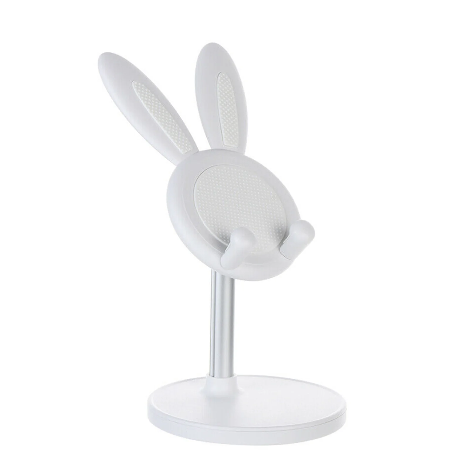 cute bunny phone metal holder desktop cell phone stand height angle adjustable for iphone ipad tablet foldable extend support free global shipping