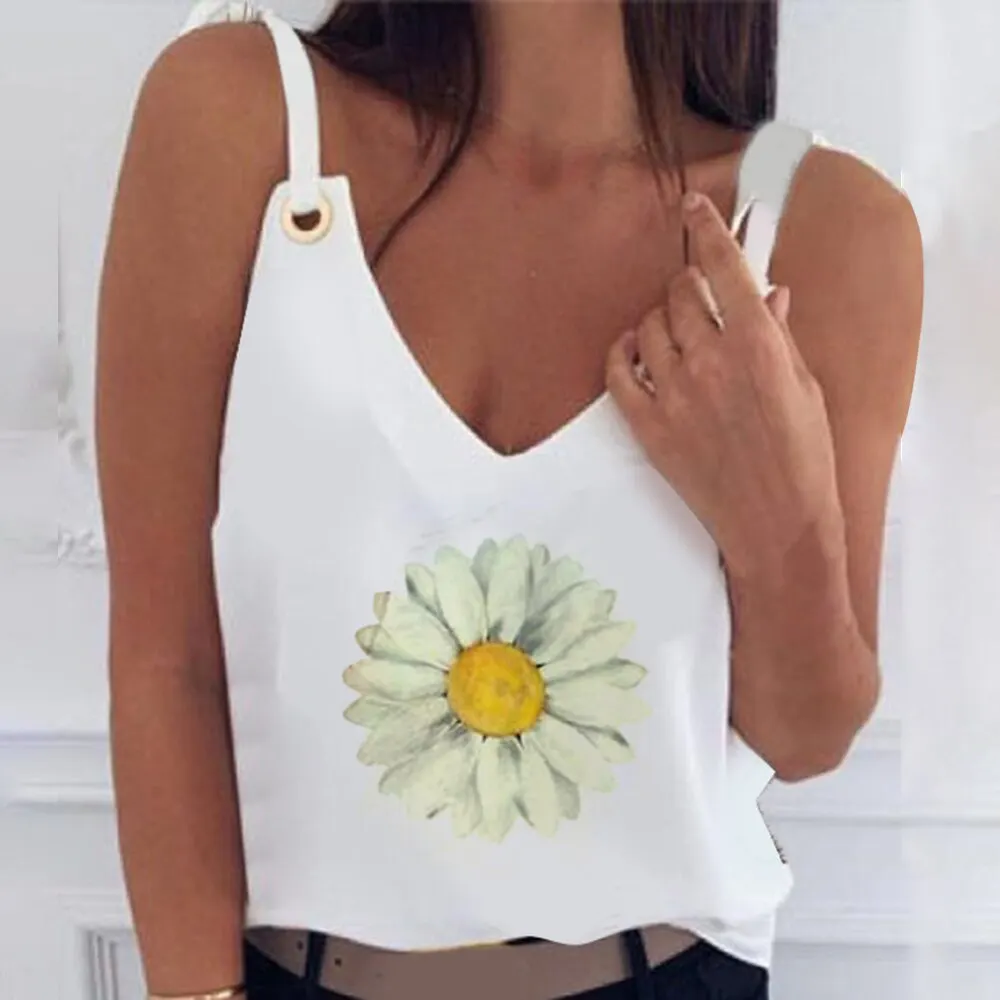 Женская майка с ананасовым принтом Повседневная Блузка без рукавов летняя 2020 |