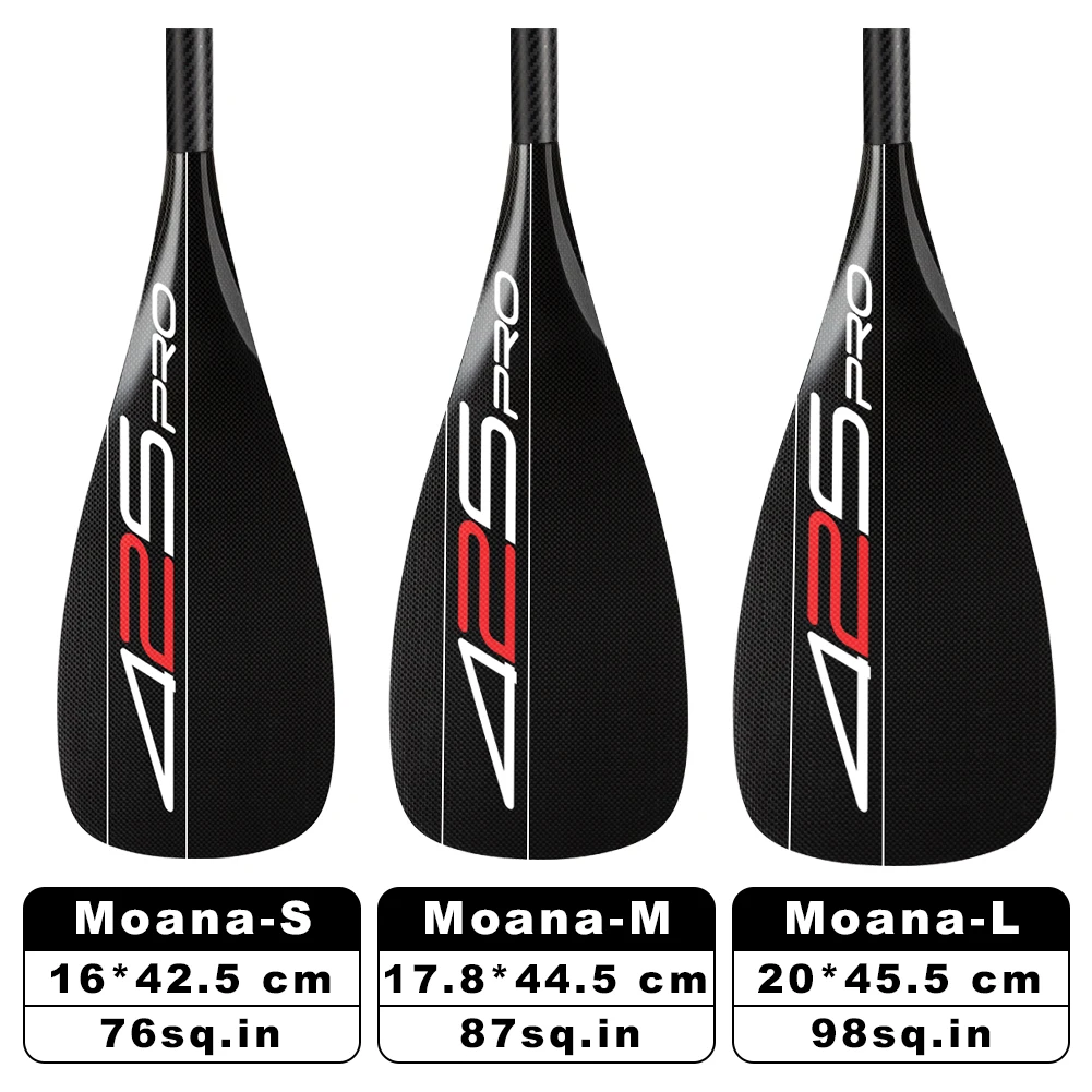 Весло ZJ SPORT 425Pro Carbon SUP с лопастью Моаны и коническим валом высоким модулем