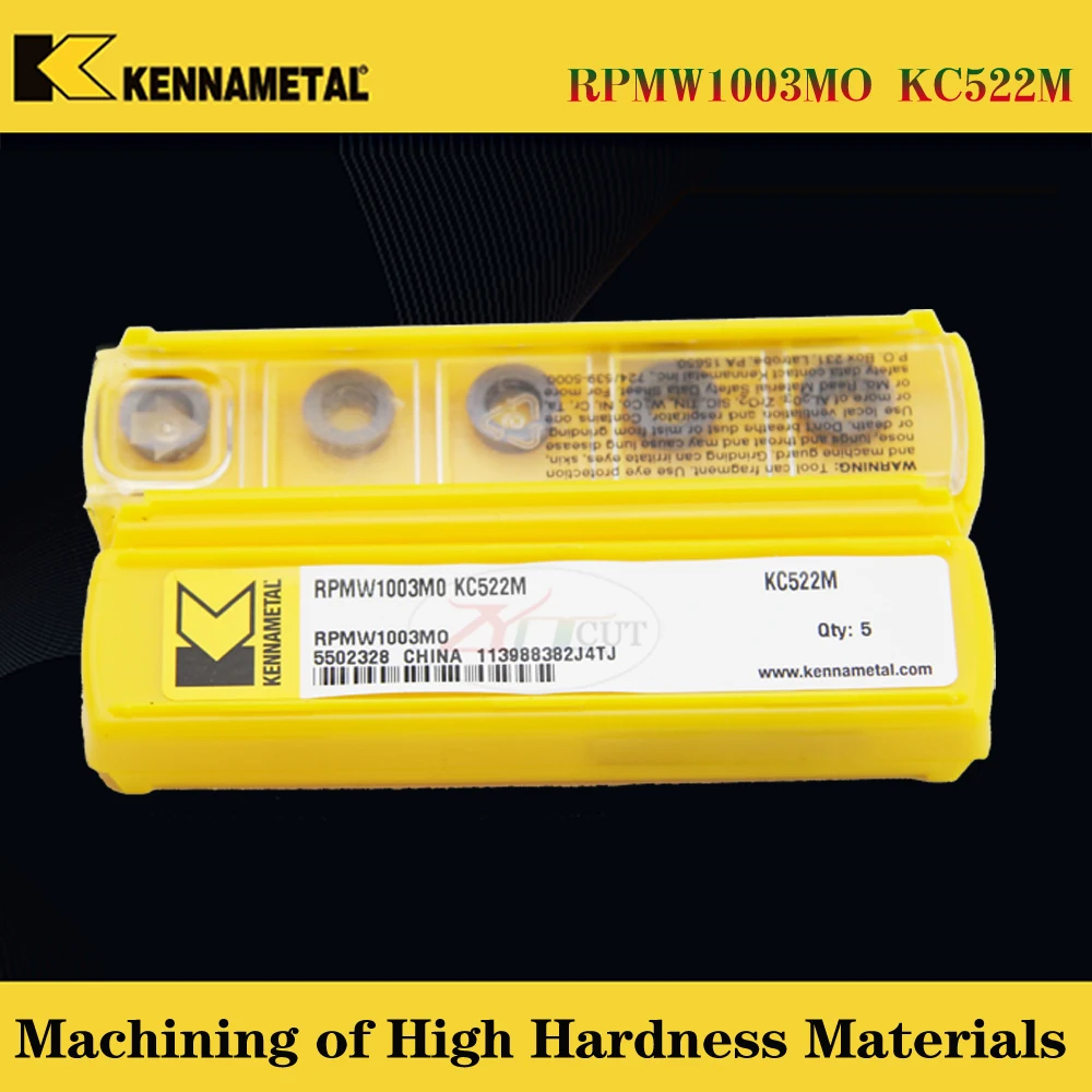 10 шт. kennametal RPMW1003MO-FS KC725M SPMIC9 KC522M KCPK30 фрезерные вставки из нержавеющей стали с высокой твердостью