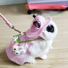 Поводок с ремешком на грудь для кролика, хомяка