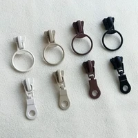 100pcs 5 resin zipper head slider pulls diy garment suitcase clothes repair kit sewing handmade accessories 5v zipper pull