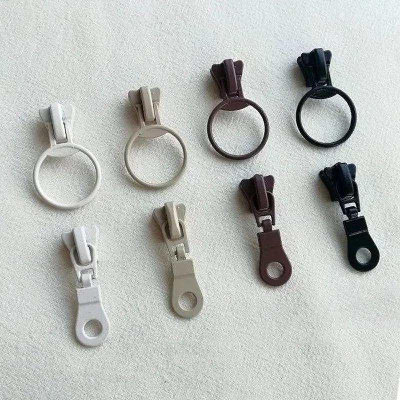 100 шт. 5 # полимерная молния головной ползунок Pulls ручки DIY Одежда чемодан одежда