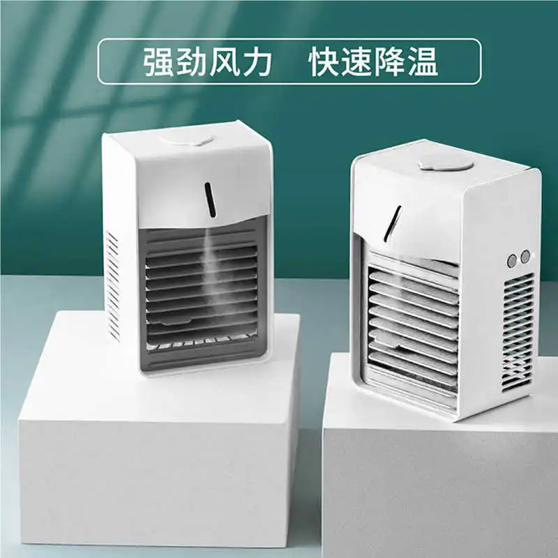 

Очиститель воздуха с отрицательными ионами, вентилятор водяного охлаждения, настольный кондиционер для дома, офиса, мини-вентилятор охлажд...