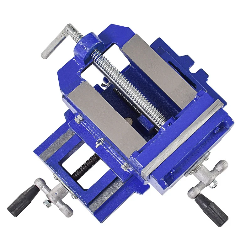 

Two-way Mobile Bench Drill Operating Platform Flat Clamp Precision Vise Clamp Tool Heavy Cast Iron Flat Vise 3 Inch/4 Inch