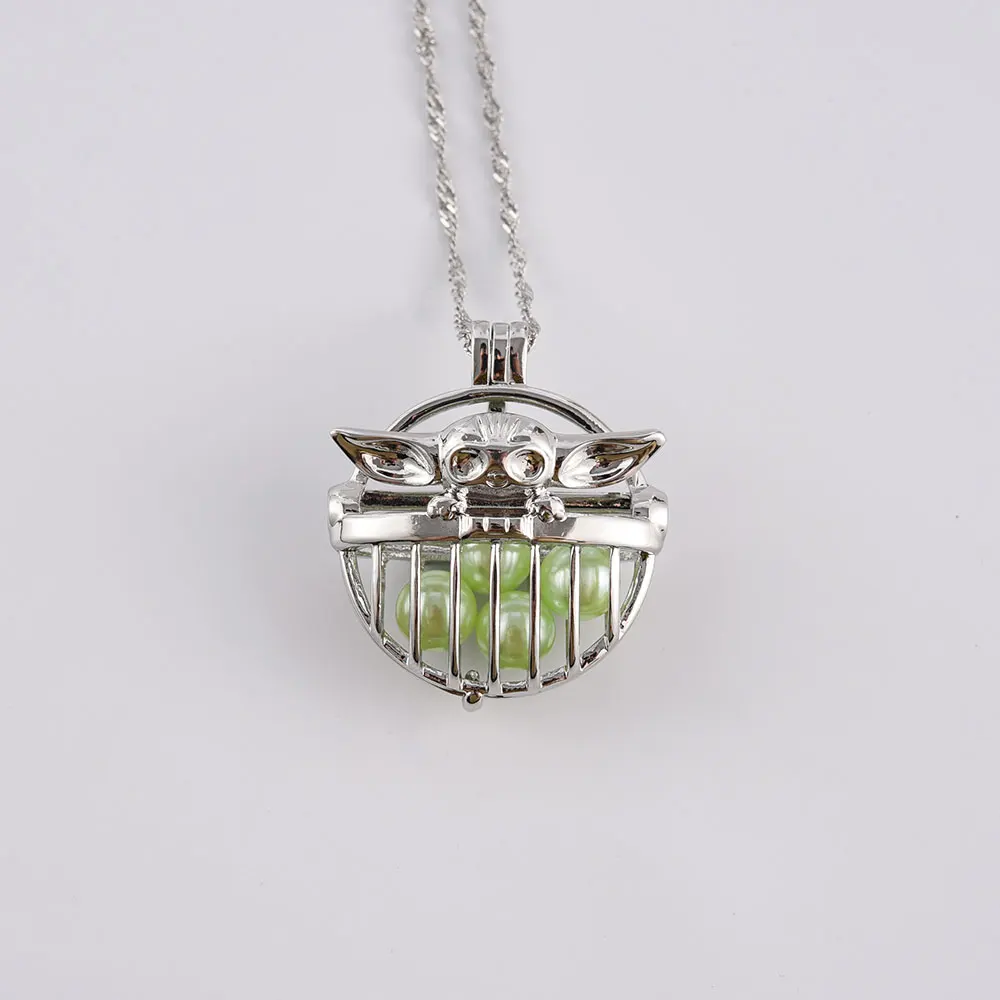 Ожерелье со звездами DCARZZ Детская Подвеска в виде жемчужной клетки Мандалора