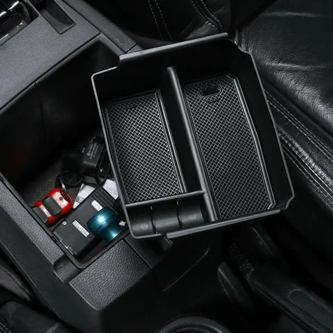 Автомобильная ABS Центральная консоль подлокотник лоток коробка для хранения для Jeep Wrangler JK 2007-2017 Черный Авто ящик для хранения аксессуары для интерьера Аксессуары для авто АВТОМОБИЛЬНАЯ КОРОБКА консольные ак