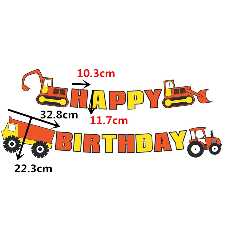 Мультфильм автомобиль инженерных строительных транспортных средств экскаватор