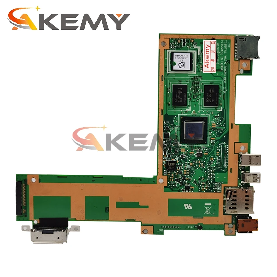 

Akemy T100TAR notebook mainboard For asus T100TAR T100TA laptop motherboard mainboard with 2GB RAM + 32GB SDD tested full 100%