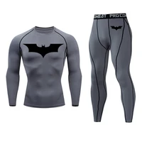 new jogging compression mens sport suits quick dry running sets clothes sports joggers training gym fitness mens mma