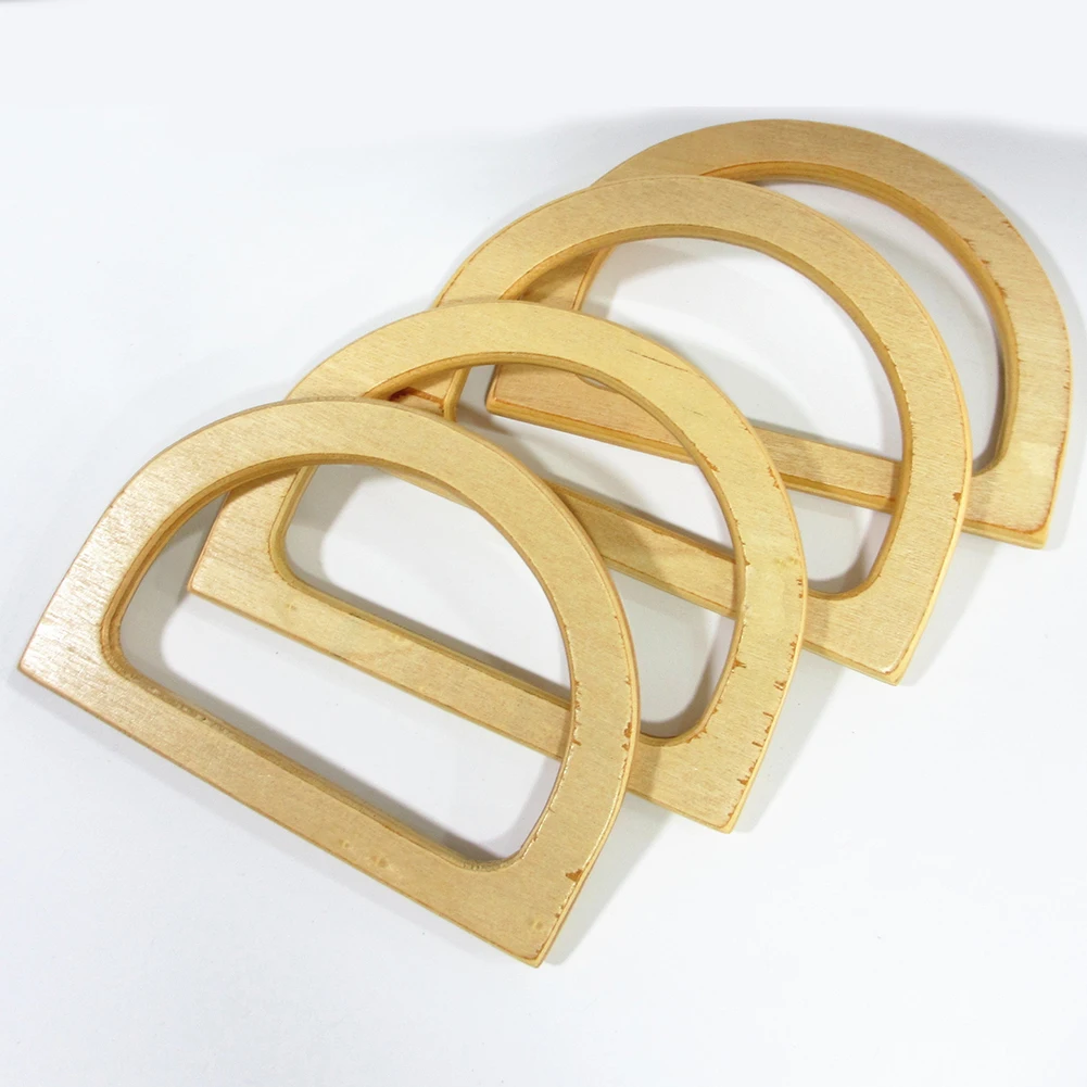 Модная круглая деревянная ручка для ручной работы сумочка сделай сам тоут