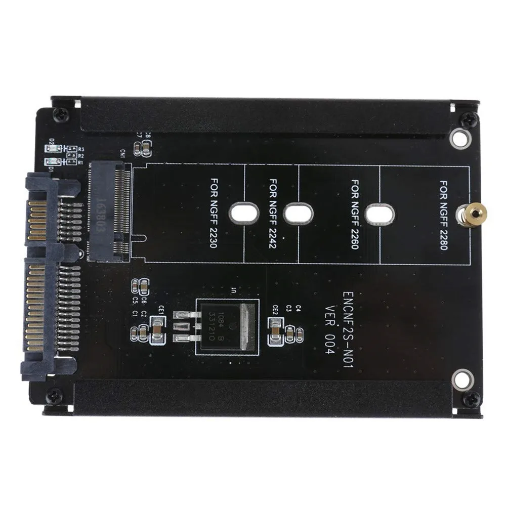 Zeadow M.2 NGFF SSD To 2.5 Inch SATA III Hard Drive Converter Expansion Card For 2280 2260 2242 2230 B-Key | Компьютерные кабели и