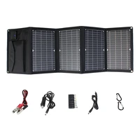 18v 28w foldable solar panel usb waterproof portable monocrystalline outdoor solar charger for 12v batterymobilepower bank