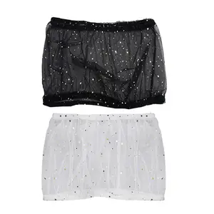 Чехол для птичьей клетки, пылезащитный чехол для птичьих семян, рандомная нейлоновая сетка для птичьих семян, сетка для птичьих клетки длиной 35-46 см