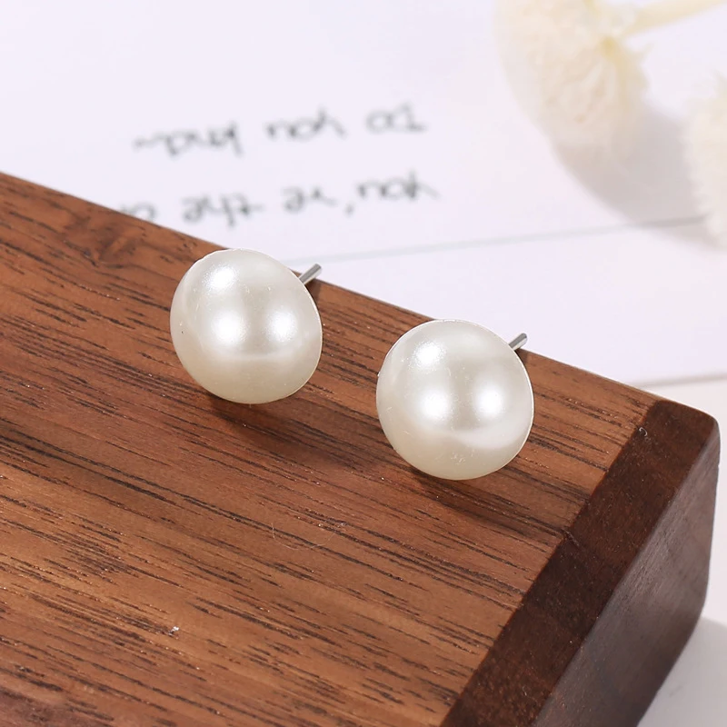 

Earrings 6 pairs of pearl flower earrings set fresh hollow leaf earrings fashion for women girl ear decoration ornaments