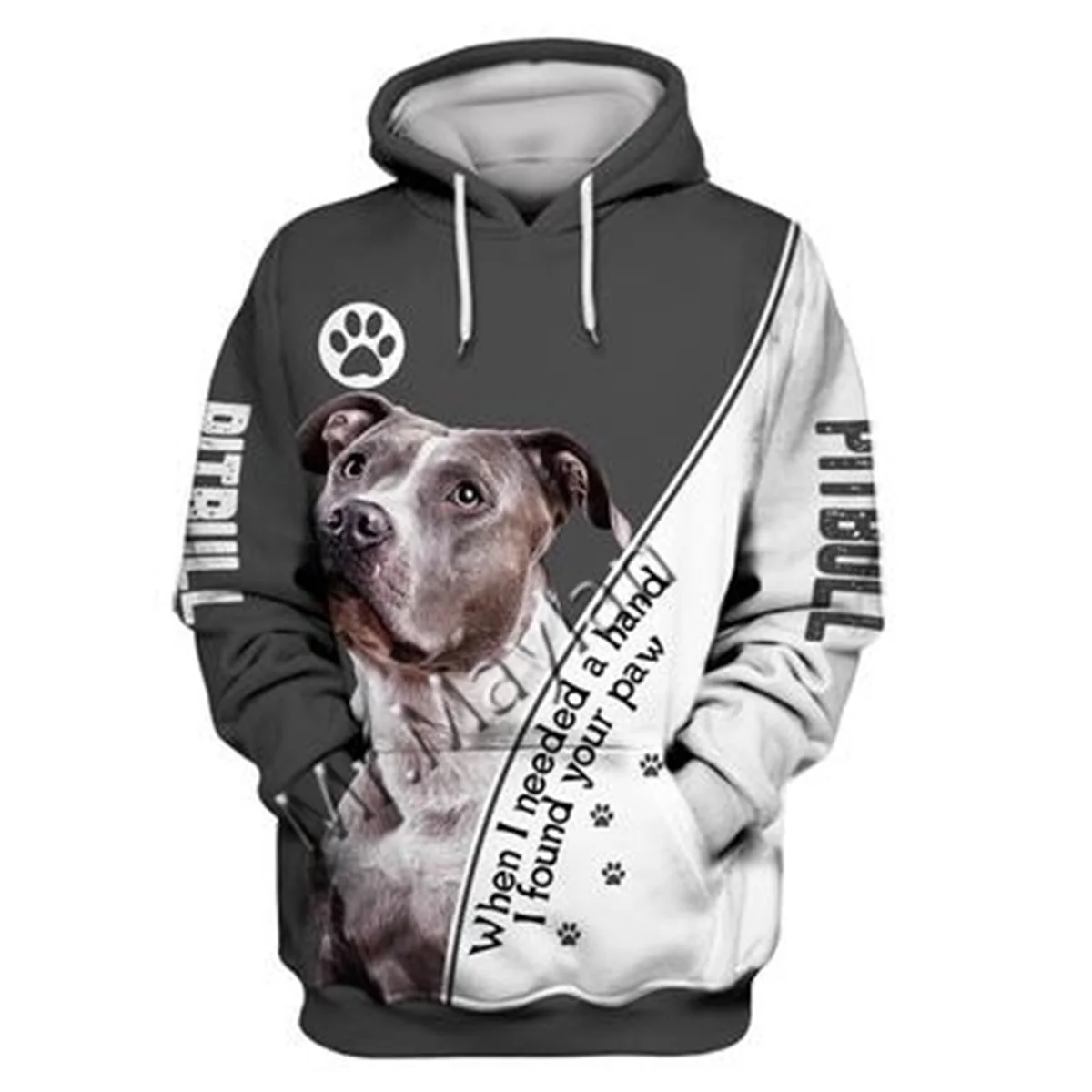 

2021 Fashion Animal Pit Bull 3D Printed Hoodie Men Women Casual Pet Dog Designs Hooded Oversized Hooded Coat Drop Shipping WQ-16