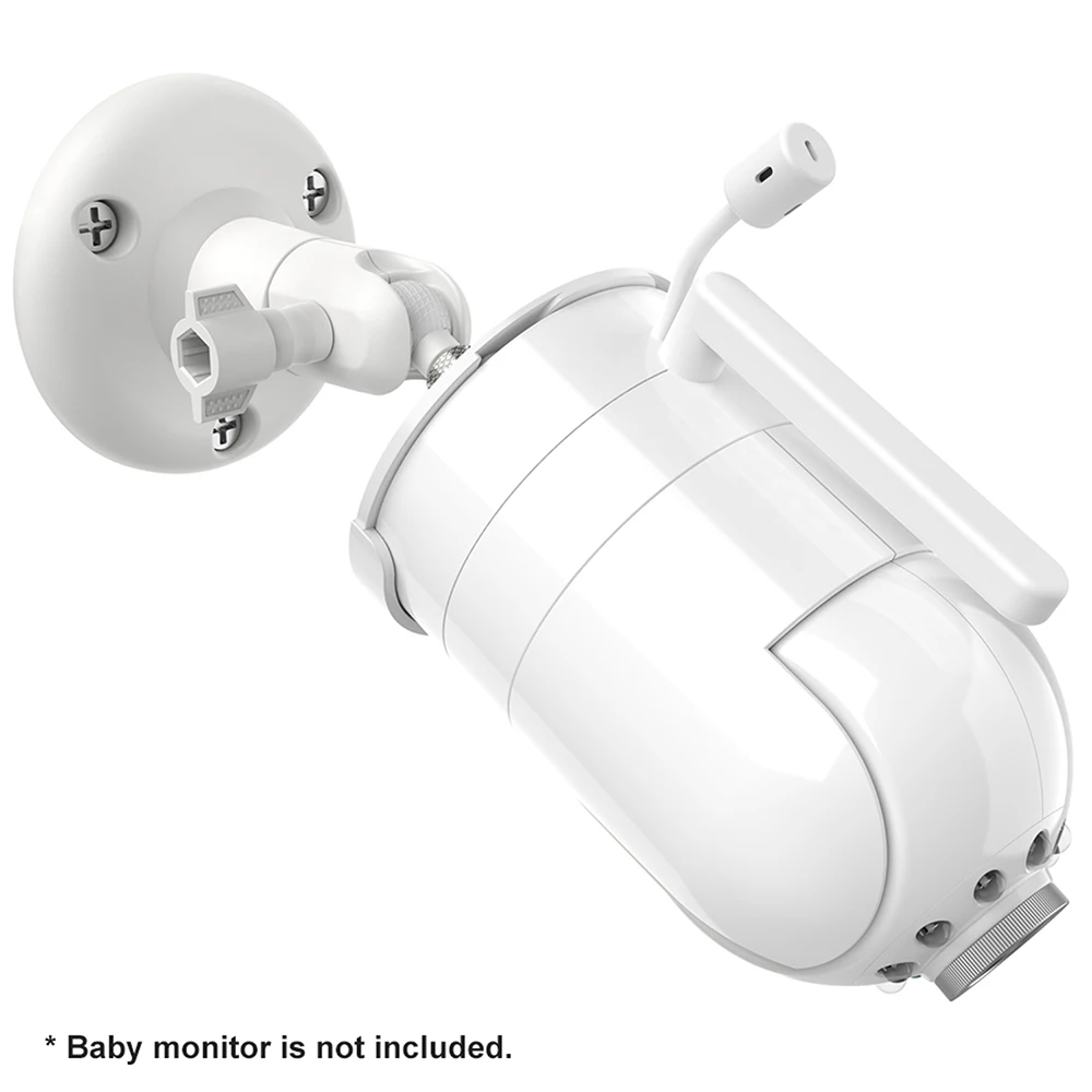 

Adjustable Baby Monitor Wall Mount Baby Camera Mount Bracket Holder Perfect Angle & Easy To Install Compatible With Infant DXR-8