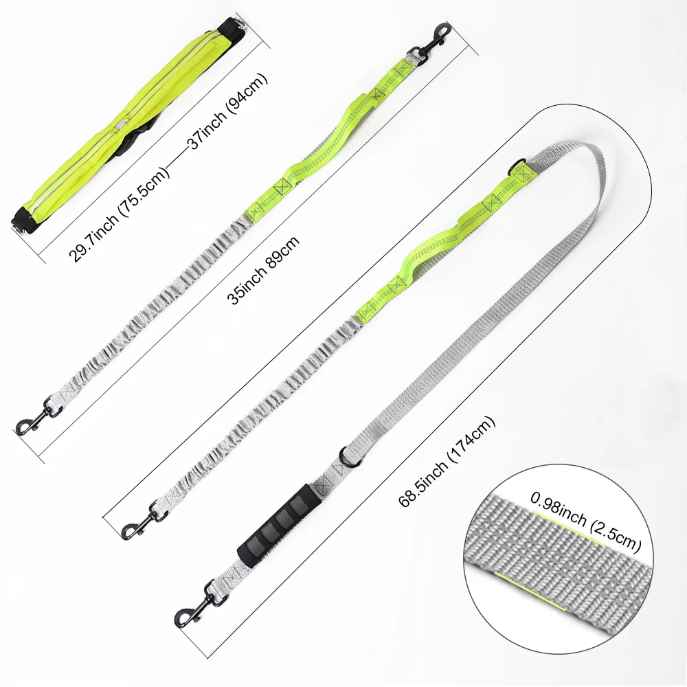 Поводок для собаки без рук регулируемый поводок бега на талии тренировочный
