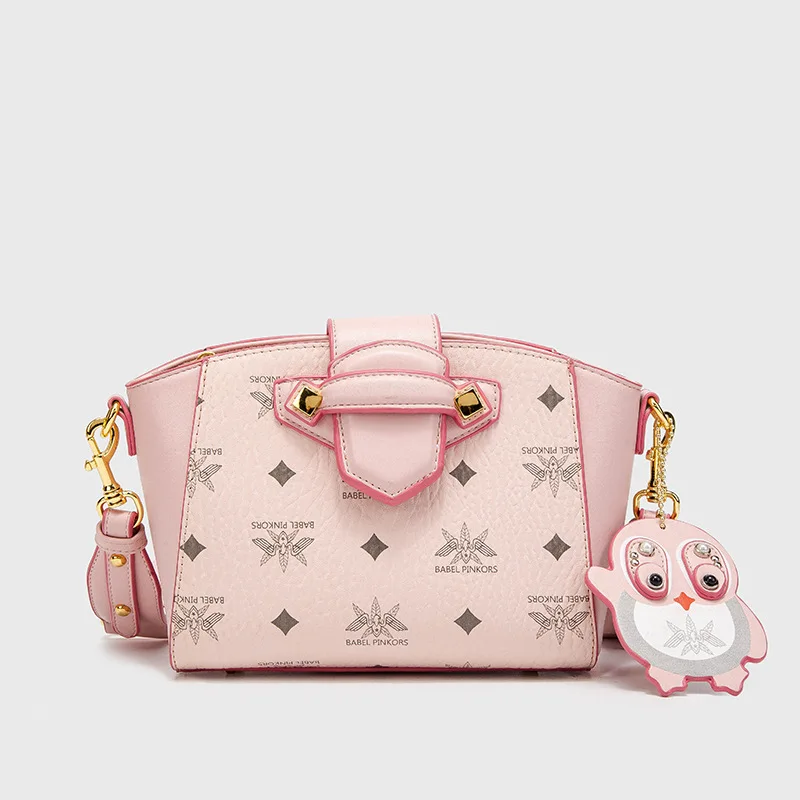 

2021 New Fashion Ladies All-match Solid Color Printing High-quality Ladies One-shoulder Diagonal Handbag Famous Luxury Designer