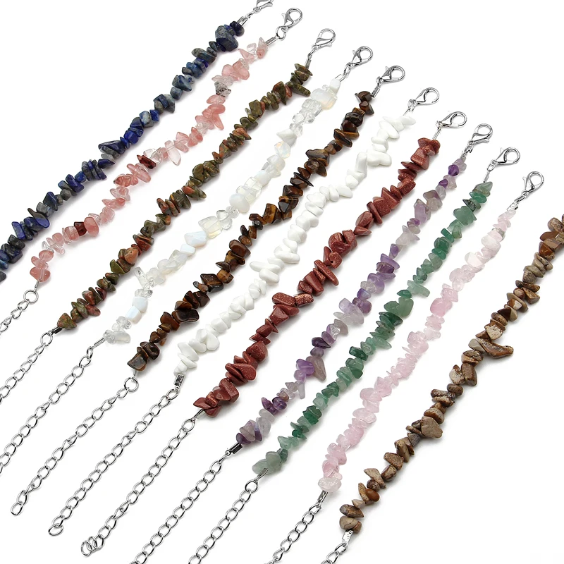 Камень браслет ювелирные изделия для женщин многоцветный корейский стиль бусины