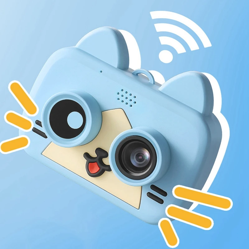 1200 Вт WIFI детская камера Мини Милая Кошка Цифровая для ребенка фото селфи 1080P