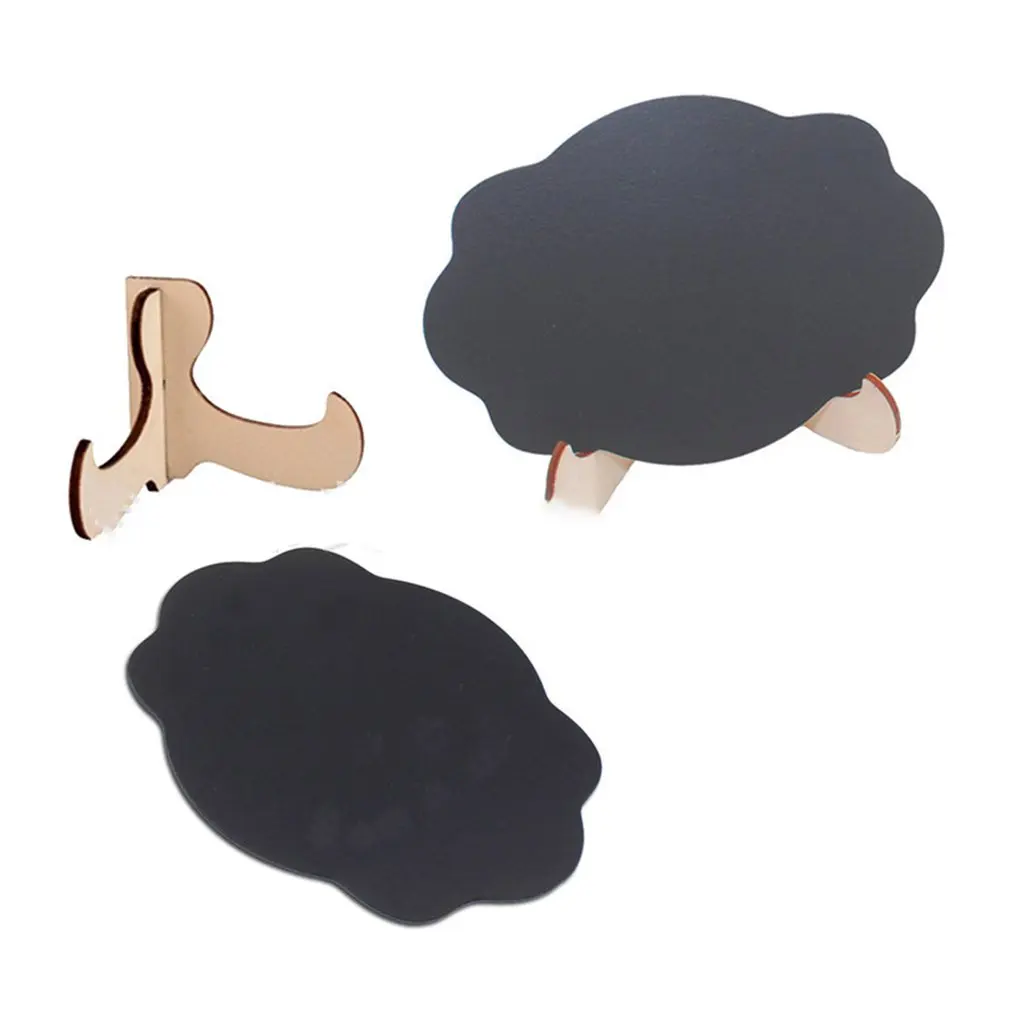 

Stand display Blackboard Rectangular Wooden Mini Blackboard Chalkboard Message Sign Ornaments Wedding Party Decoration