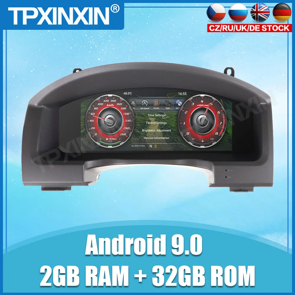 

Android 10 32GB For Toyota Land Cruiser 200 Prado 150 LCD Car Dashboard Panel Virtual Cluster Digital Multimedia GPS Navigation