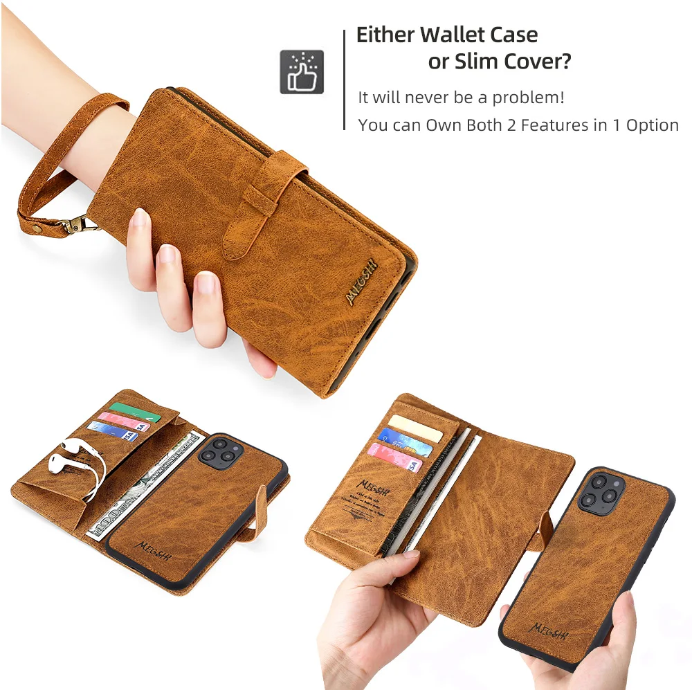 

Leather Handbag Phone Case for IPhone 6 6s 7 8 Plus X Xr Xs Max Vintage Luxury Wallet for IPhone 12 Mini 11 Pro Max Case